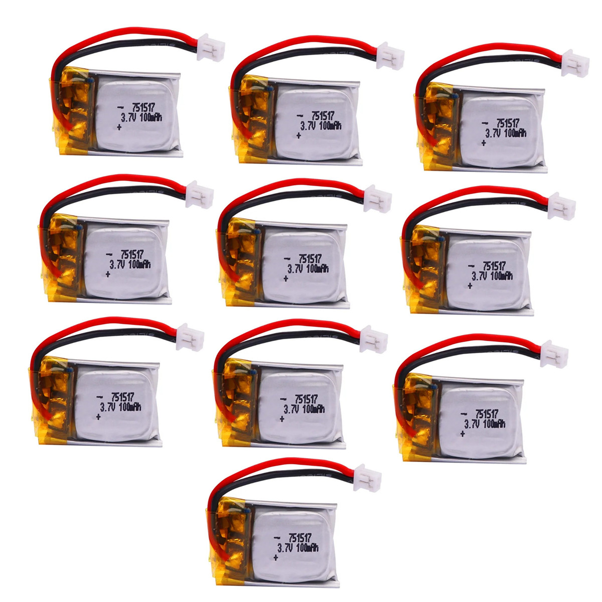 Drone Fq777 Rc Quadcopter - 1-10 Uds 3,7 V 100mAh 751517