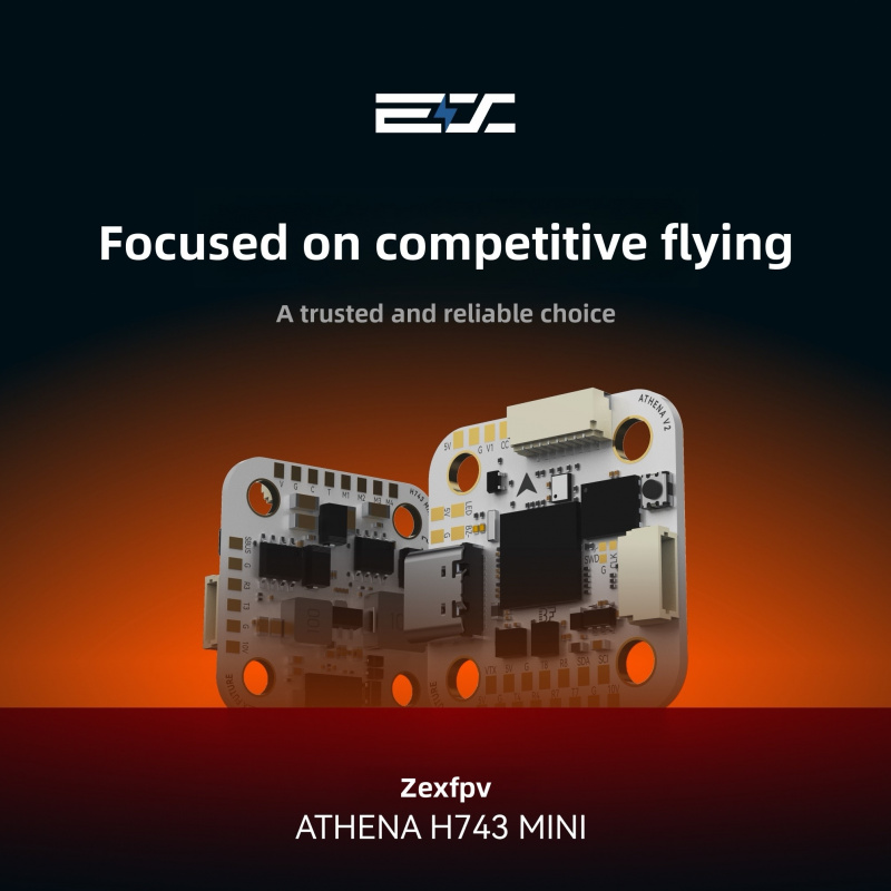 Drone Rc Flight Controller - Controlador de Vuelo ZEX ATHENA H743