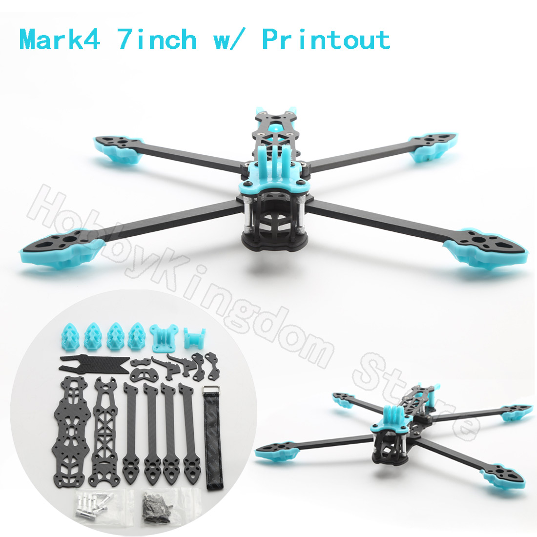 Carbon Fiber Drone Arm - Marco de Dron FPV Mark4 de