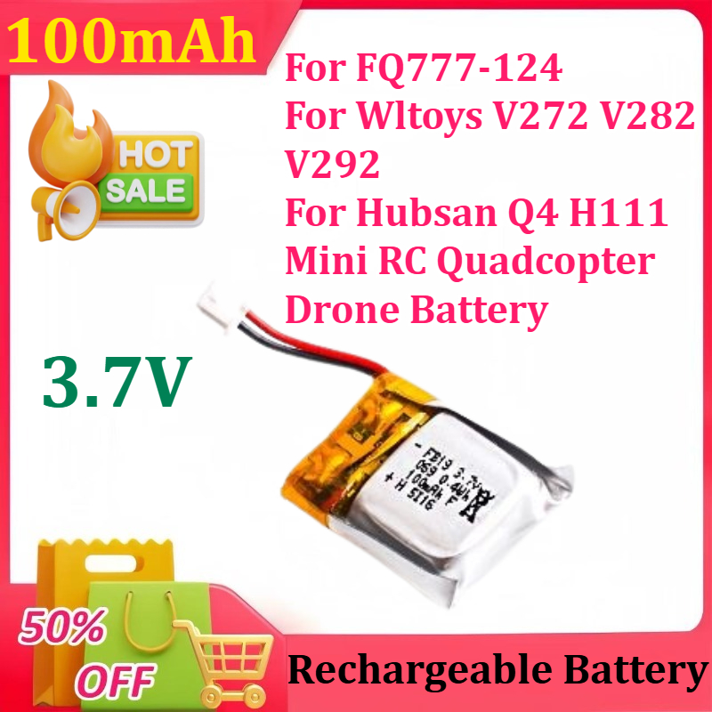 Drone Fq777 Rc Quadcopter - Batería Lipo de 3,7 V y