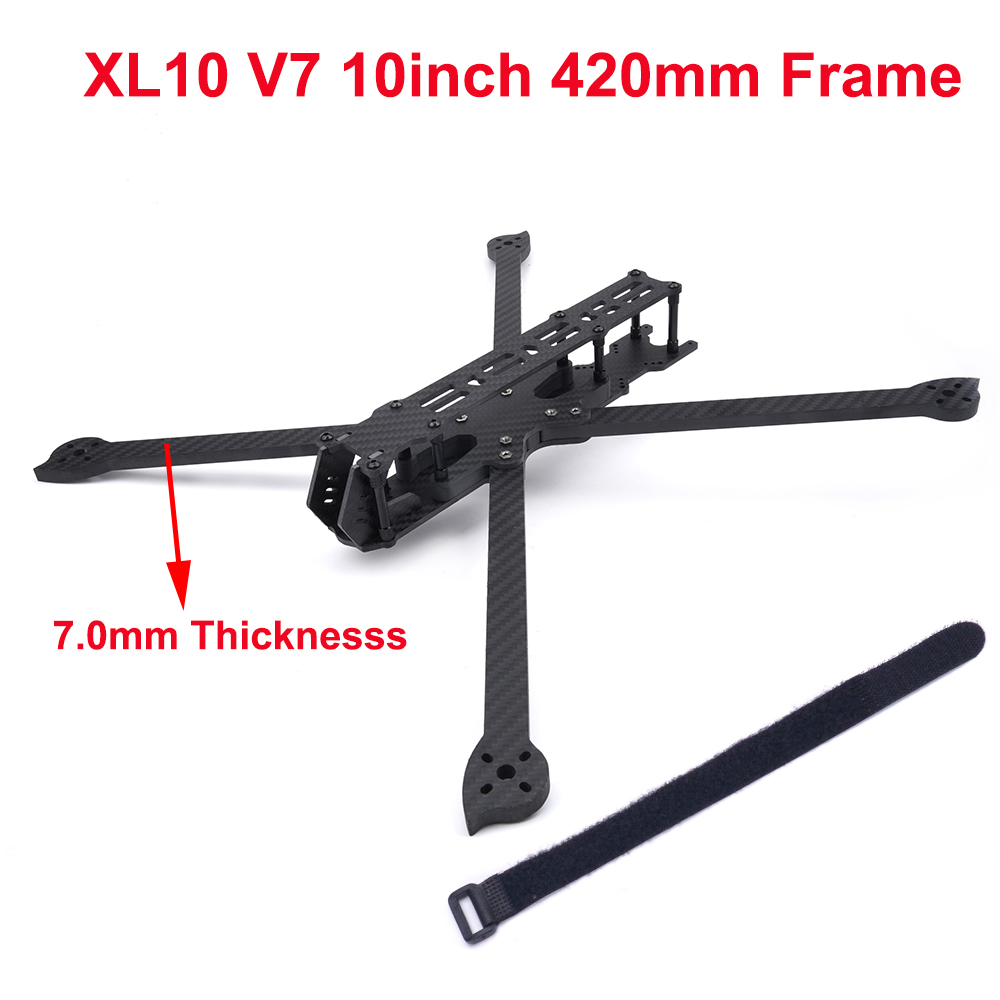 Carbon Fiber Drone Arm - XL10 V7-Marco de fibra de carbono