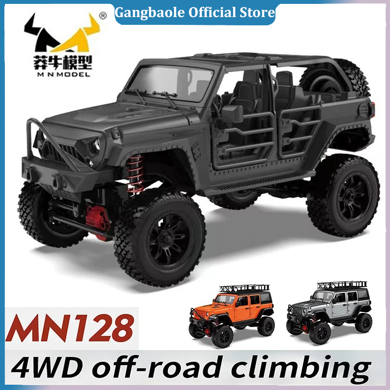 Drone Rc Bolide - Coche RC Crawler 4x4 MN128 2.4G,