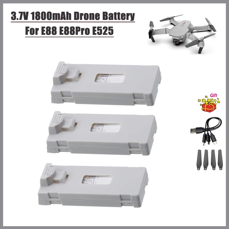Drone Rc E99 K3 - Batería de Dron E88 3,7 V