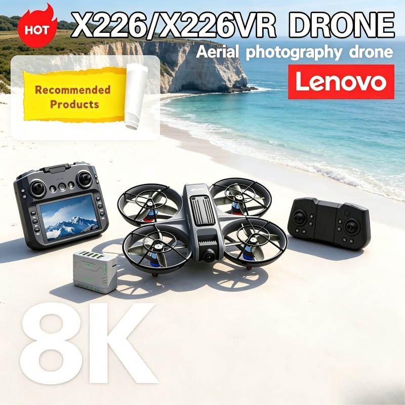 Drone Rc X226 - Dron Lenovo X226/X226VR 8K con Pantalla,
