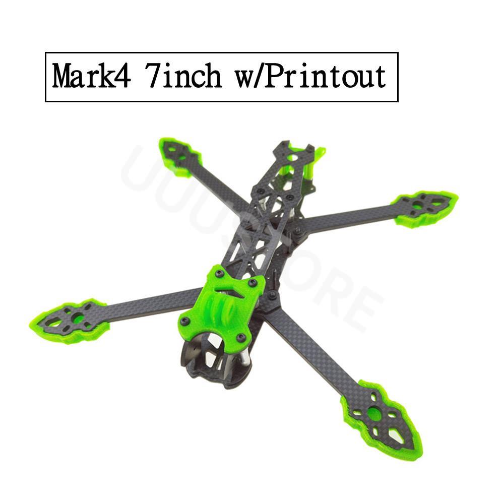 Mark4 7 pulgadas 295mm con bra - Carbon Fiber Drone Arm reseña y precio