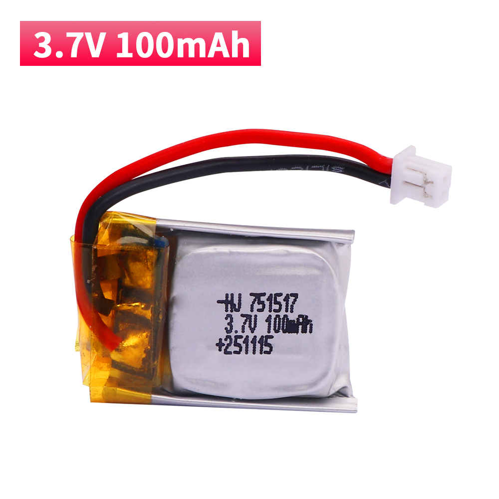100mah 3,7 V batería Lipo FQ77 - Drone Fq777 Rc Quadcopter reseña y precio