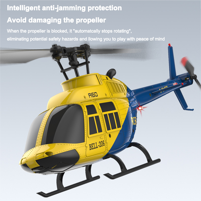 Helicóptero A60 RC 2,4G girosc - Drone Rc Bolide reseña y precio
