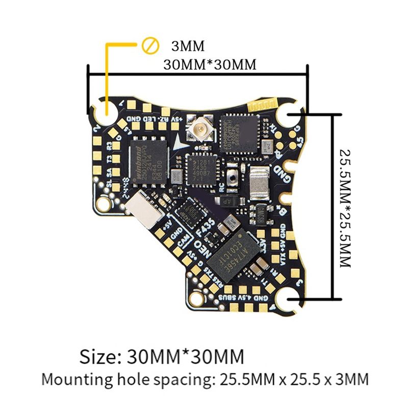 Controlador de vuelo FBIL-F435 - Drone Rc Flight Controller reseña y precio