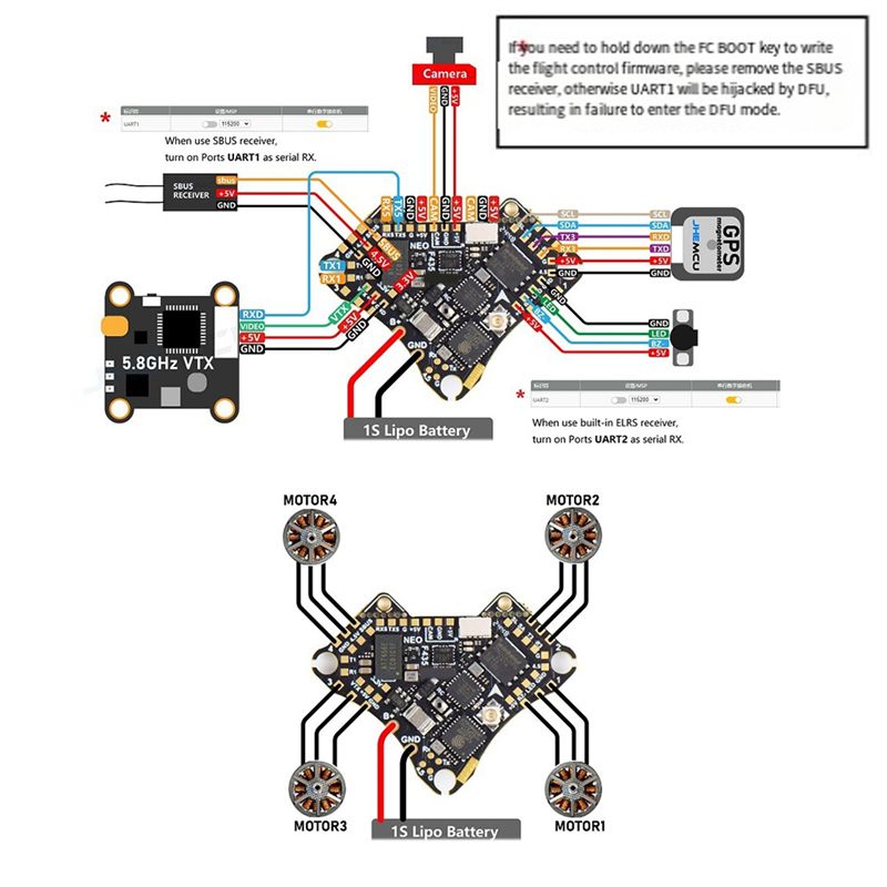 Controlador de vuelo FBIL-F435 - Drone Rc Flight Controller reseña y precio