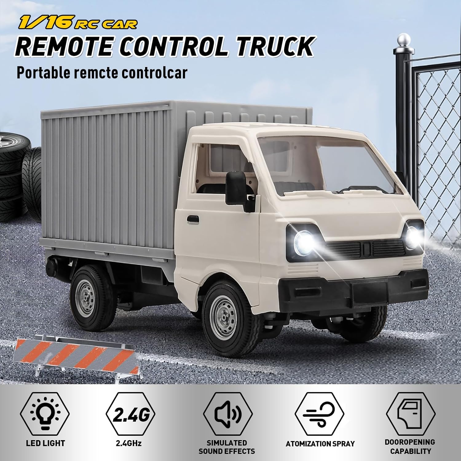 Camioneta RC KF21 1:16 2.4GHZ, - Drone Rc Bolide reseña y precio