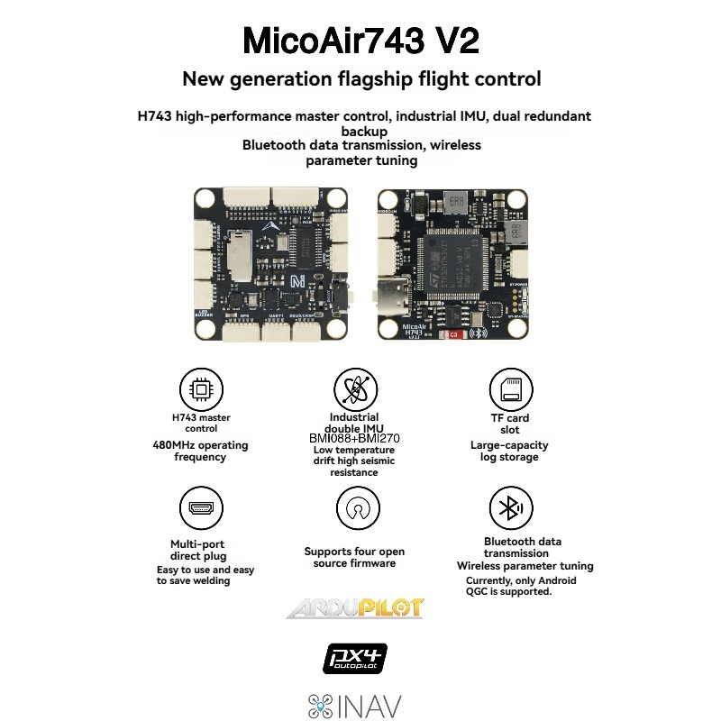Controlador de vuelo MicoAir74 - Drone Rc Flight Controller reseña y precio