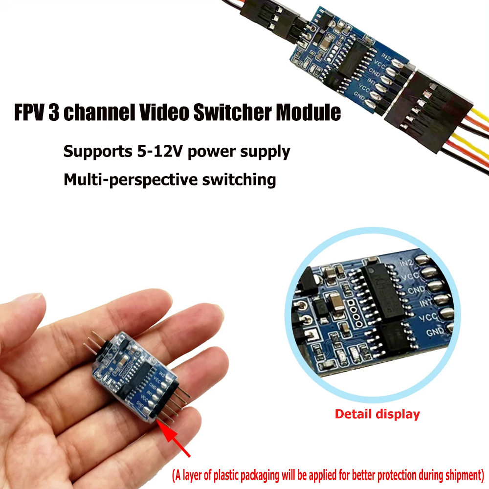 Módulo de conmutador de vídeo  - Drone Switch Rc reseña y precio