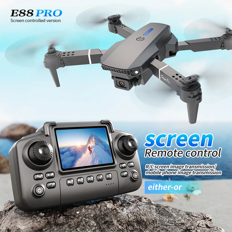 Dron profesional E88 PRO con p - Drone Rc Fpv Pro reseña y precio