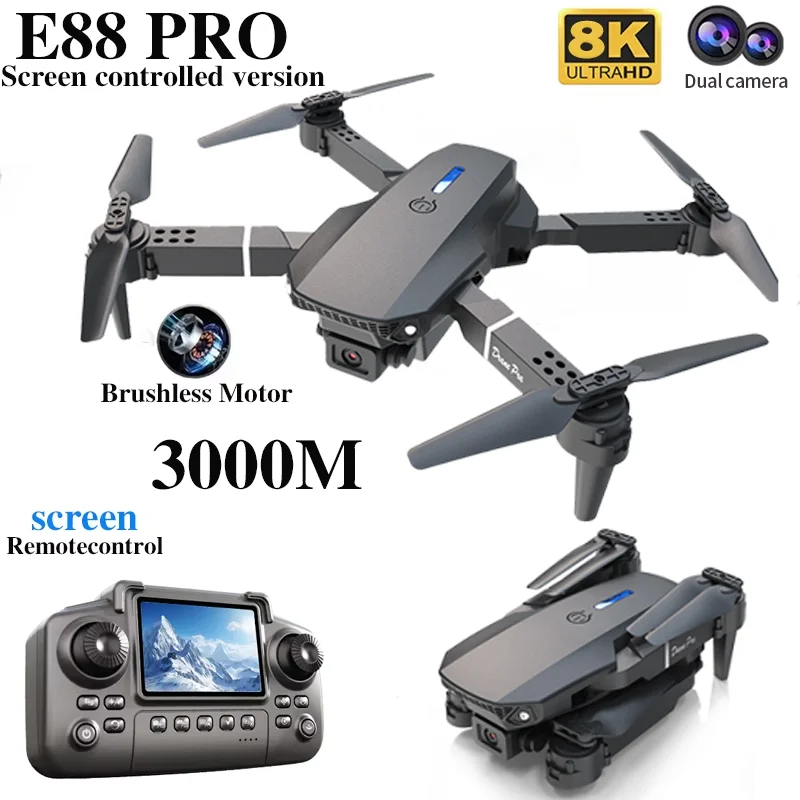 Dron profesional E88 PRO con p - Drone Rc Fpv Pro reseña y precio