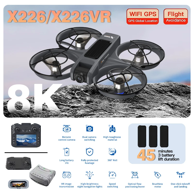 Dron RC Lenovo X226 X226VR FPV - Drone Rc X226 reseña y precio