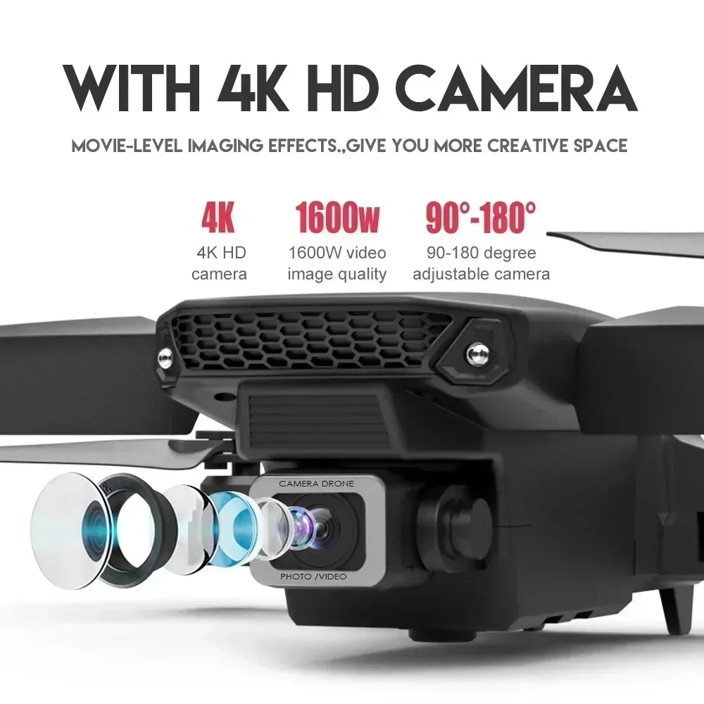 E88 Pro WIFI FPV Drone gran an - Drone Rc Fpv Pro reseña y precio