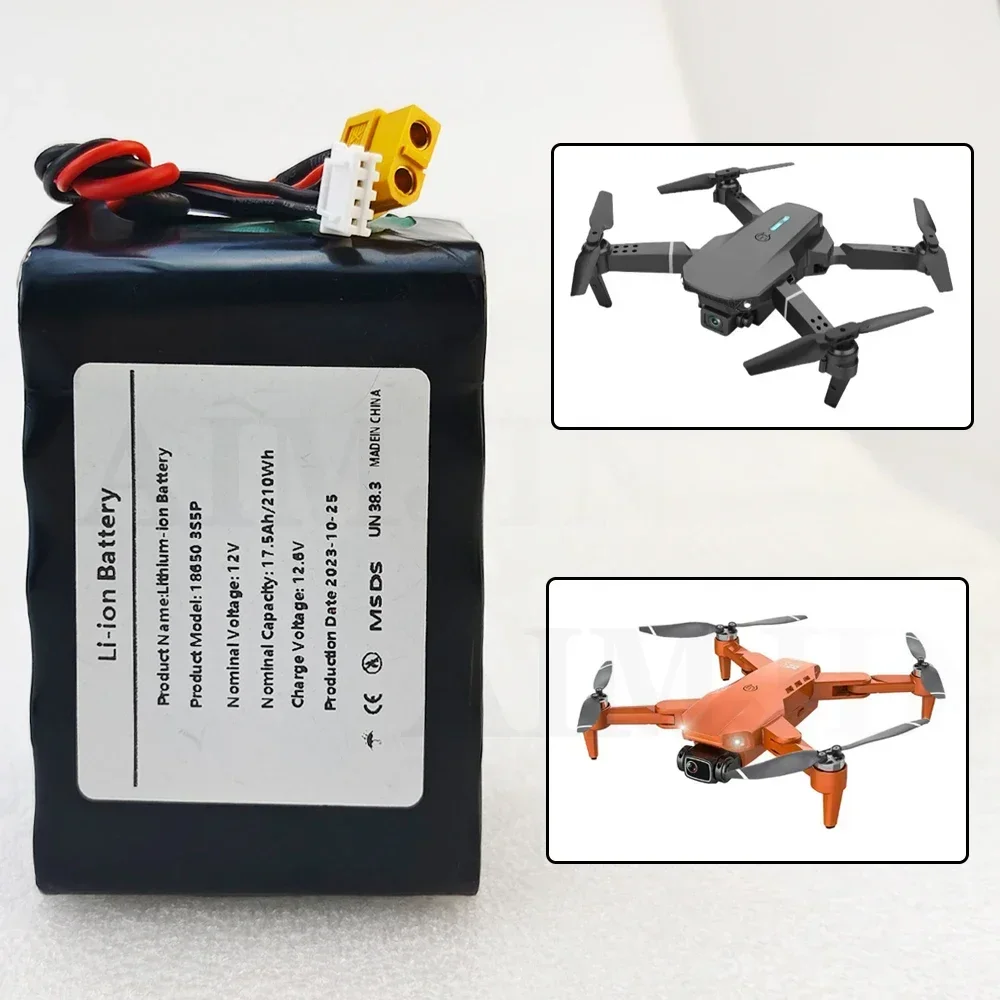 Batería de 12V 17,5Ah UAV para - Drone Xh2 Rc reseña y precio