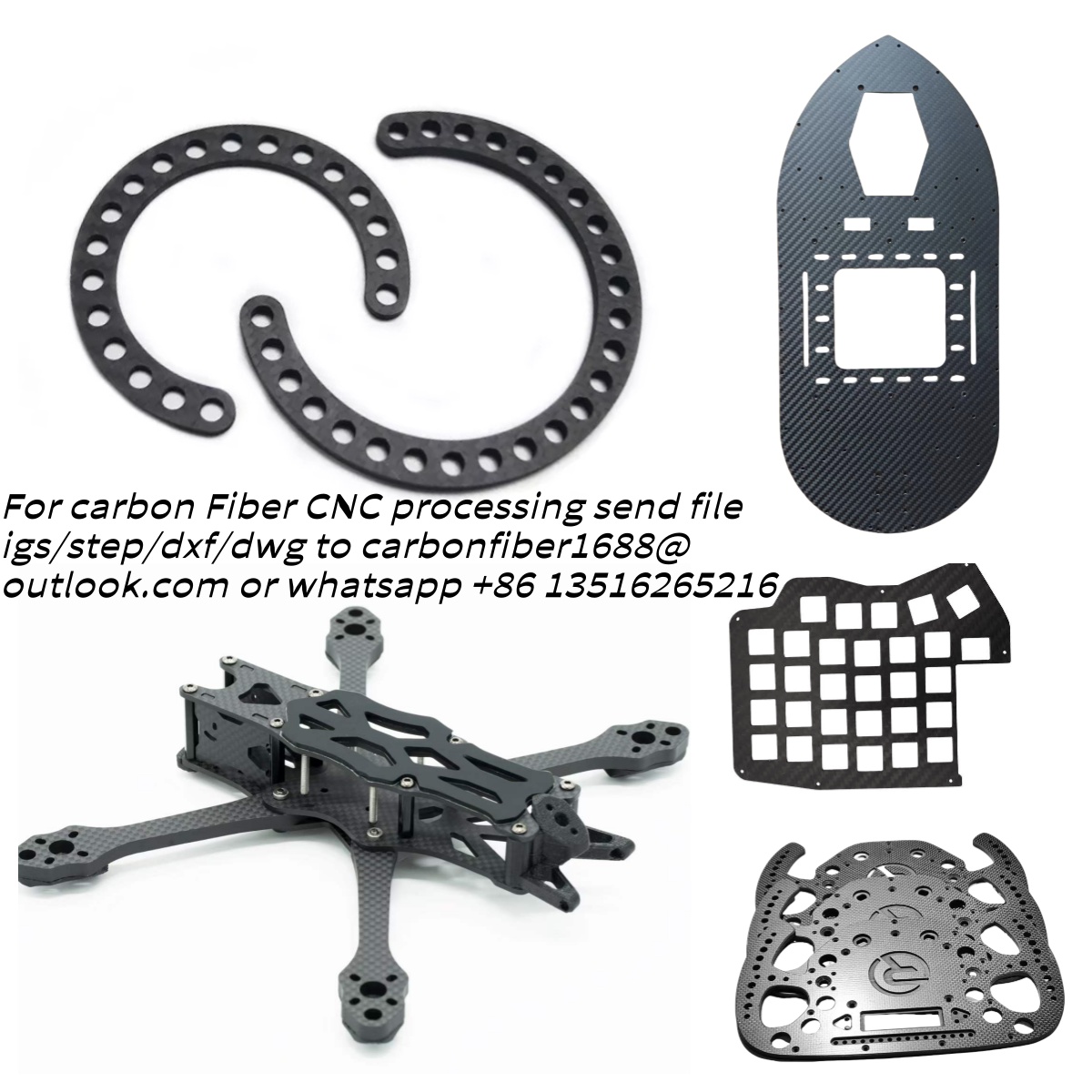 Lámina de Fibra de Carbono, Pa - Carbon Fiber Drone Arm reseña y precio