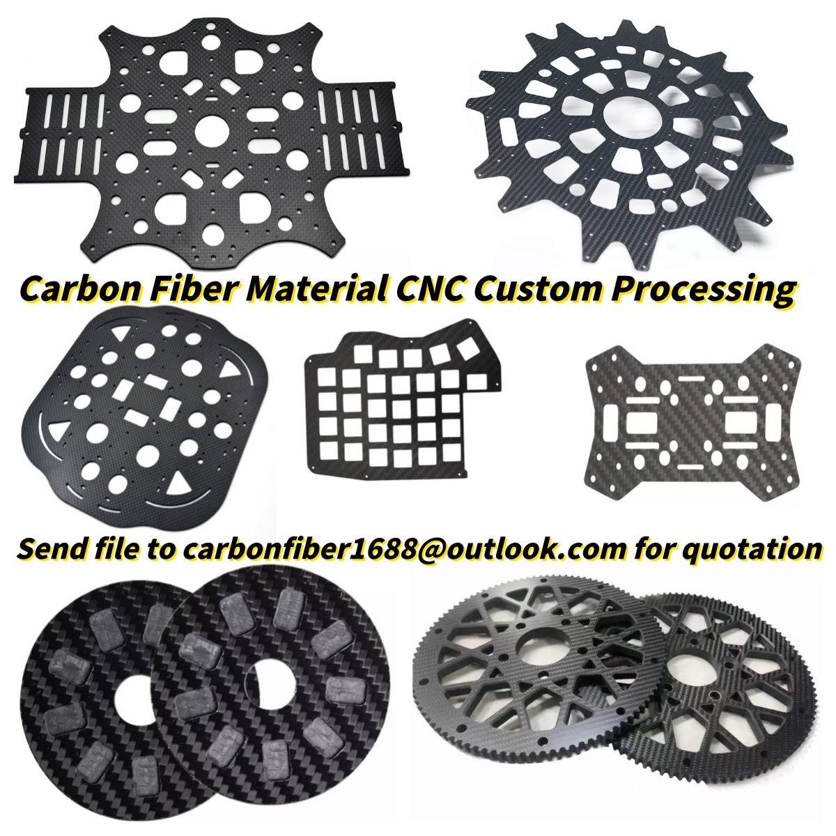 Lámina de Fibra de Carbono, Pa - Carbon Fiber Drone Arm reseña y precio