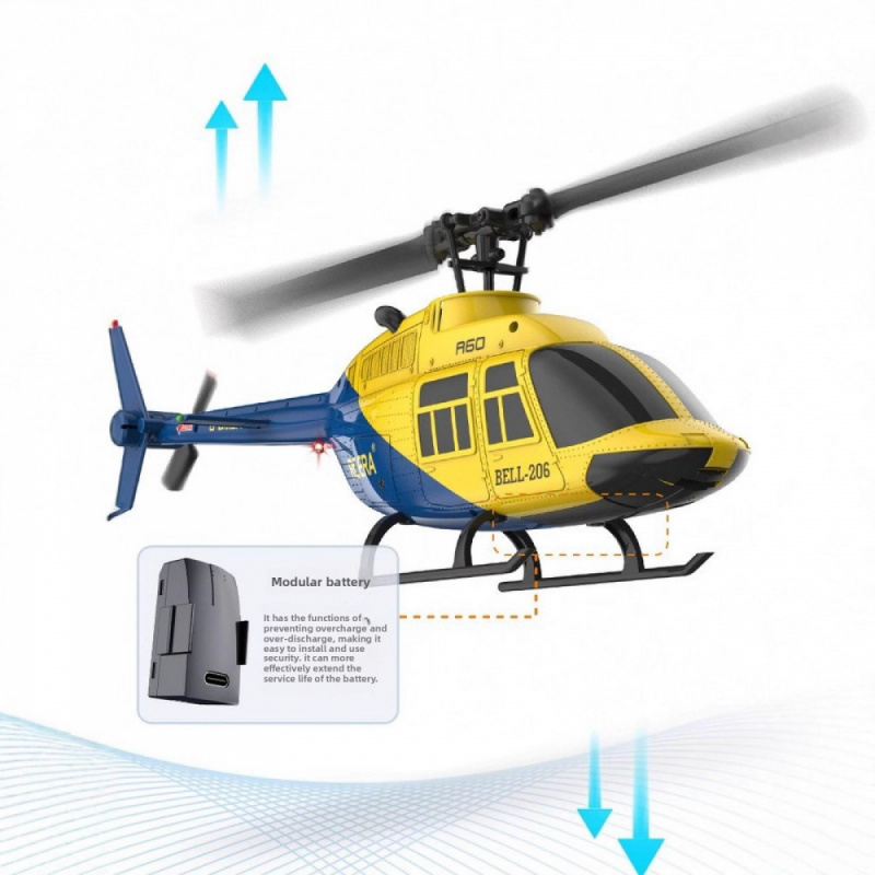 Helicóptero RC ERA A60 con fun - Drone Rc Bolide reseña y precio
