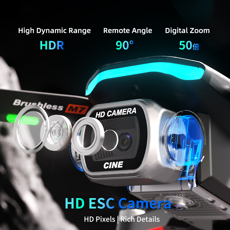 Nuevo Dron M7 RC con Cámara 8K - Drone Rc S156 reseña y precio