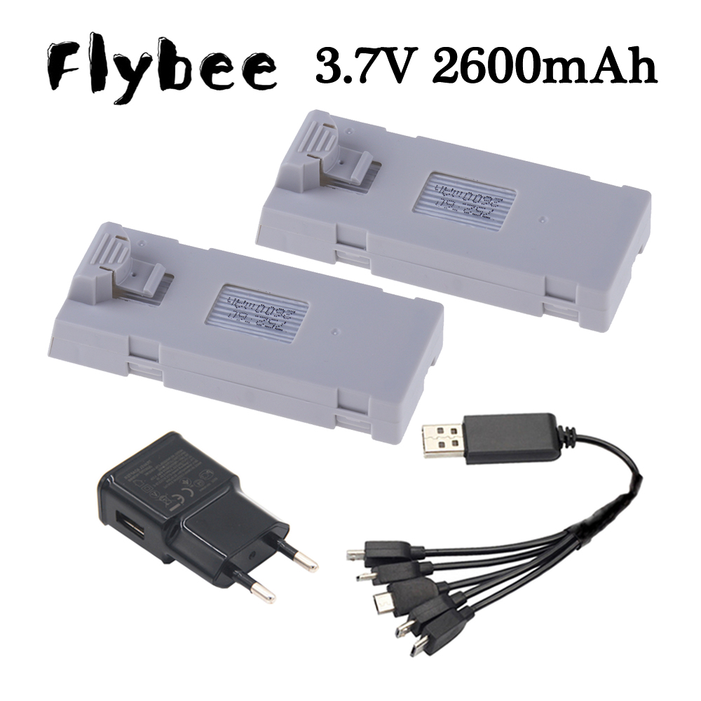 3,7 V 2600mAh RC Drone batería - Drone Rc E99 K3 reseña y precio