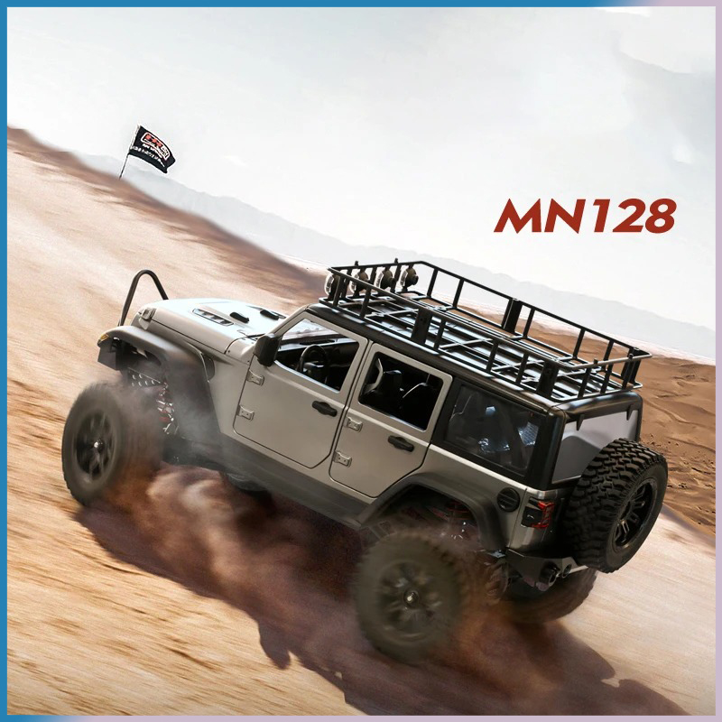 Coche RC Crawler 4x4 MN128 2.4 - Drone Rc Bolide reseña y precio