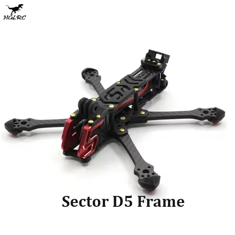 HGLRC Sector X5 210mm Sector D - Carbon Fiber Drone Arm reseña y precio